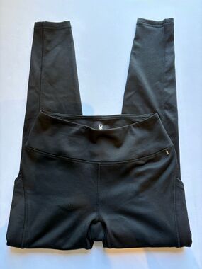 Spyder Active Women's Black Heavy Athletic Leggings Size Small